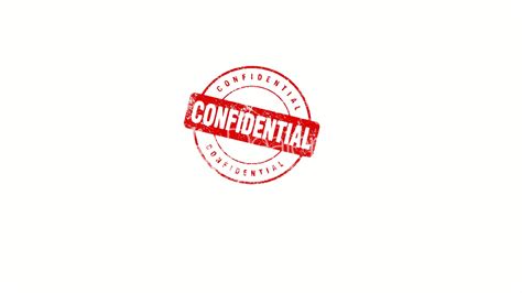 CONFIDENTIAL stamp: Royalty-free video and stock footage