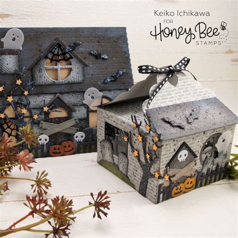 Haunted House Treat Box Honey Bee Stamps Honey Bee Stamps