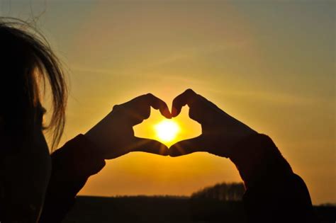 heart, Girl, Love, Sunset, Nature Wallpapers HD / Desktop and Mobile ...