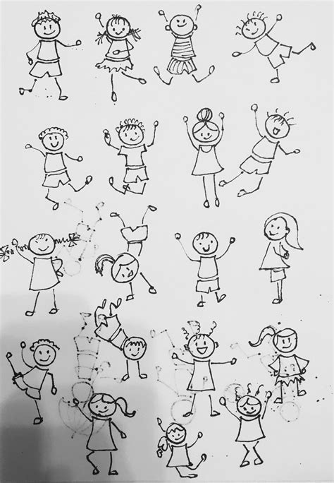 Stick Figures Drawing Lessons For Kids Art Drawings For Kids Cartoon