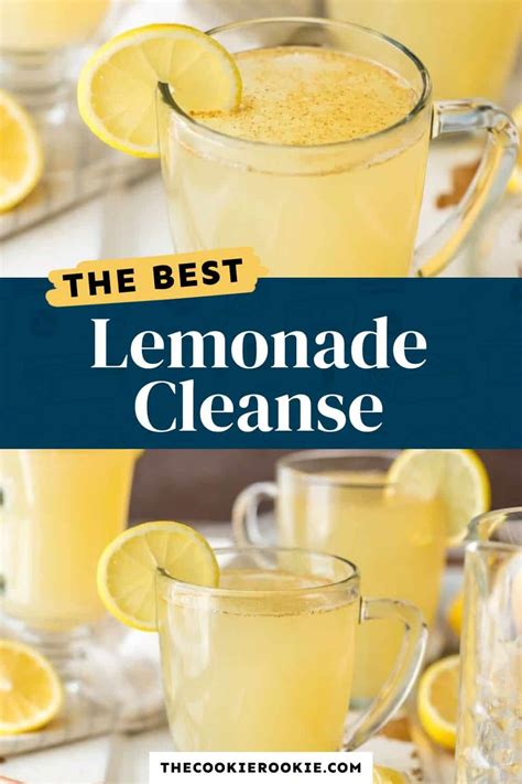 Lemonade Cleanse Recipe The Cookie Rookie