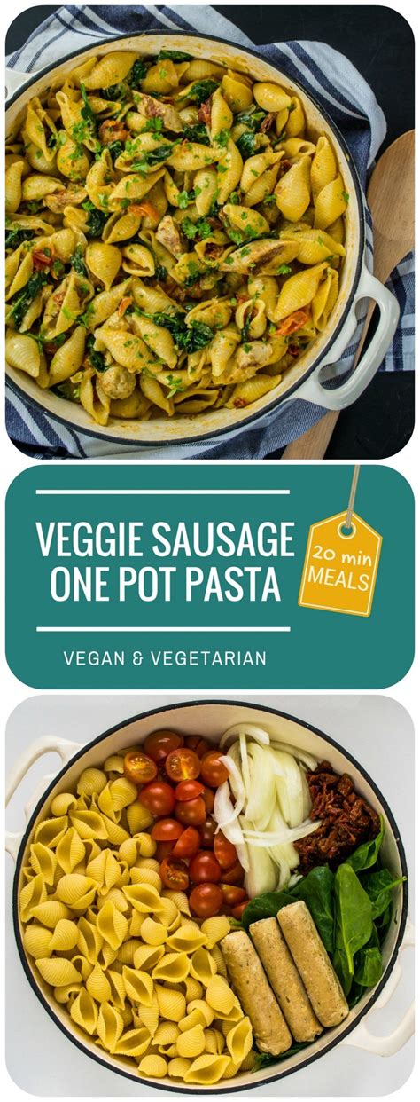 July 1 at 2:39 pm · need an easy dinner for tonight? Veggie Sausage and Sun Dried Tomato One Pot Pasta ...