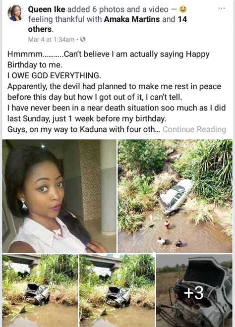 Photos Nigerian Lady Narrates How She And Four Others Miraculously