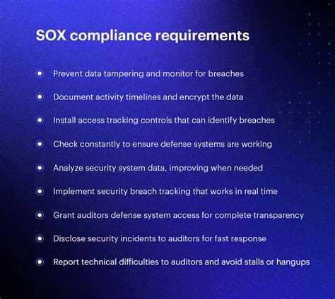 Sox Compliance Checklist And Audit Preparation Guide