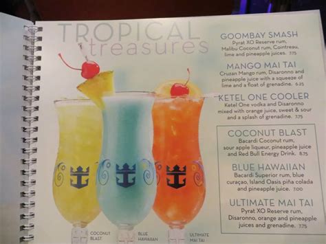 Harmony Of The Seas Drink Prices 2020