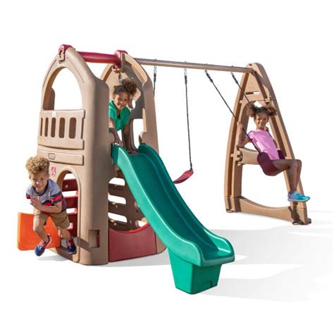 Naturally Playful Playhouse Climber And Swing Extension From Step2