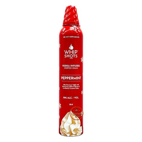 Whip Shots Peppermint Vodka Infused Whipped Cream By Cardi B