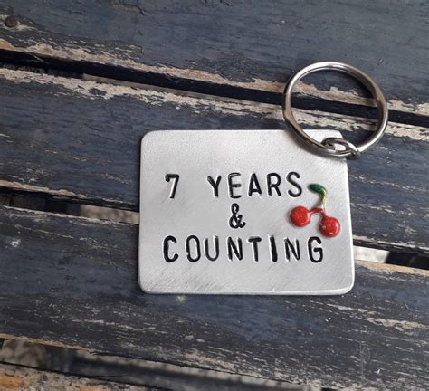 7th Anniversary 7 Years And Counting Fathers Day My Love Etsy 10th