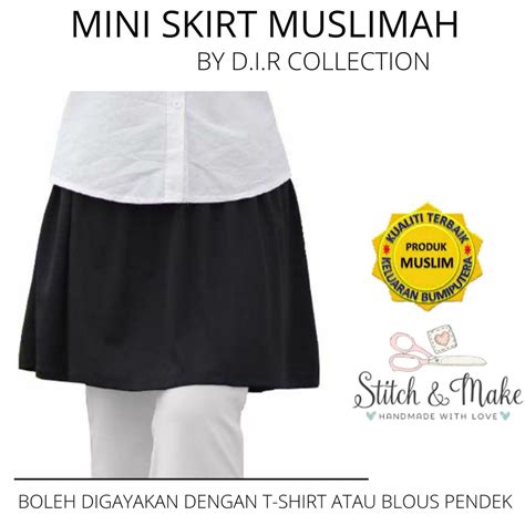 Mini skirt muslimah yang bakal memanjangkan baju yang pendek, menutup seluar yang ketat di paha uolls! Mini skirt muslimah Skirt muslimah extender Mini skirt ...