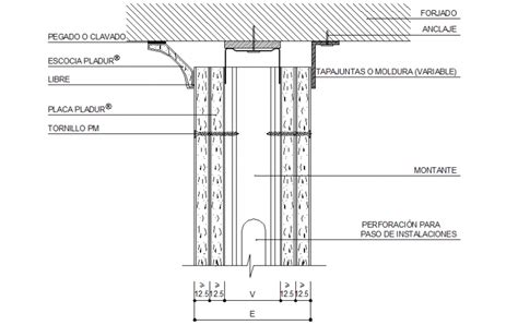 Structural Wall Ceiling Joinery Detail Drawing In Dwg File Cadbull