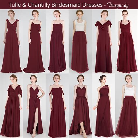 Buy Burgundy Bridesmaids Dresses Uk In Stock