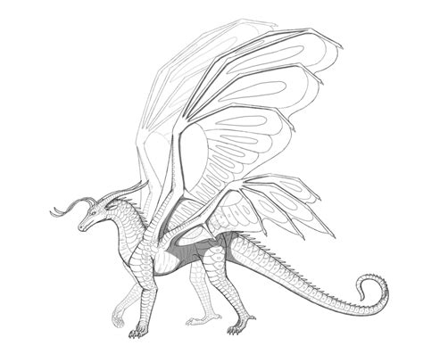 Silkwing Base With Wing Markings By RaintheDragoness On DeviantArt Wings Of Fire Dragons
