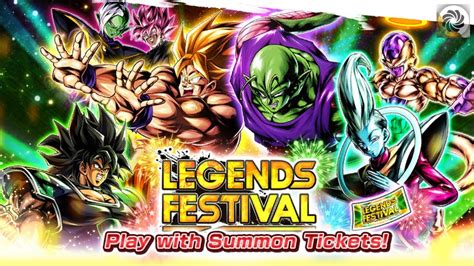 Free Legends Festival Tickets Dragon Ball Legends Youtube