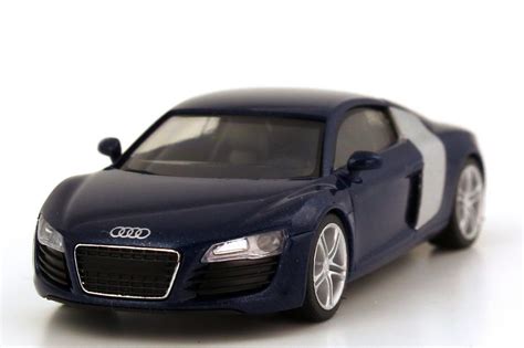 Is een metallic kleur welke moet worden afgewerkt met een blanke laklaag. Audi R8 4.2 FSI quattro mugelloblau-met. Werbemodell herpa ...