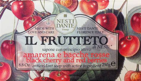 Nesti Dante Il Frutteto Black Cherry And Red Berries Soap
