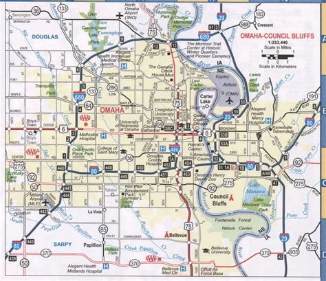 Printable Map Of Omaha Printable Word Searches