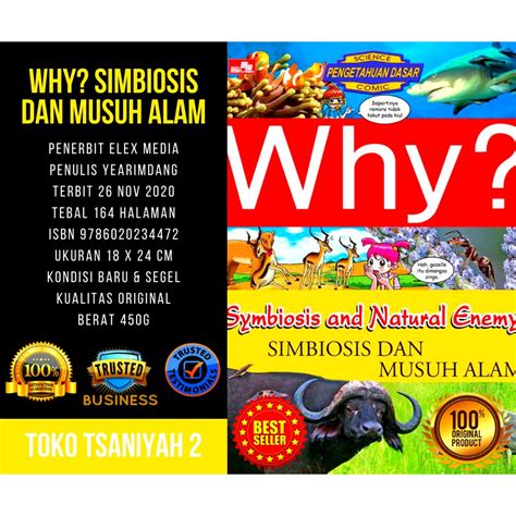 Jual Buku Why Series Why Symbiosis And Natural Enemy Simbiosis Dan Musuh Alami Buku Edukasi