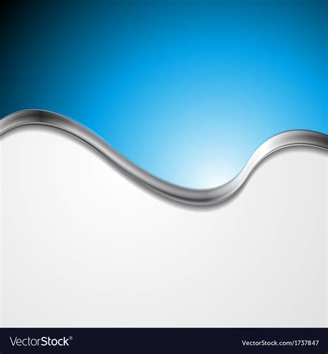 Bright Blue Abstract Background Royalty Free Vector Image