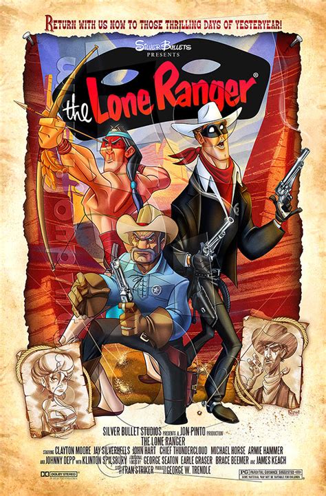 The Animated Lone Ranger Poster By Jonpinto On Deviantart