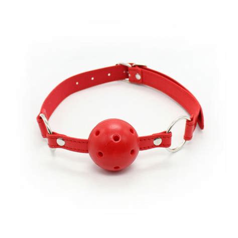 Abs Open Mouth Ball Gag Bondage Restraints Breathable Harness Strap Drool Bdsm Ebay