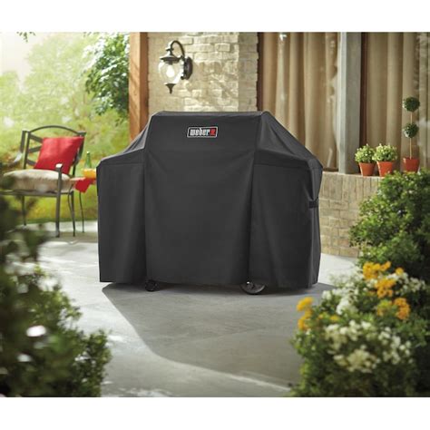 Weber 58 In W X 445 In H Black Gas Grill Cover At