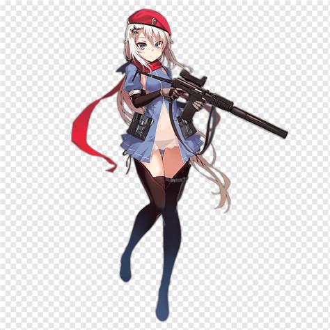 Girls Frontline 9a 91 Rifle Weapon Fn Fal Weapon Png Pngwing