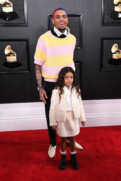 With chris brown, young thug, morgan wright, eric st. Chris Brown Makes Sweet Appearance With Daughter Royalty ...
