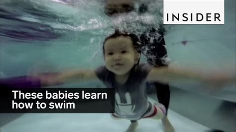 These Babies Get Thrown Into The Deep End To Learn How To Swim YouTube