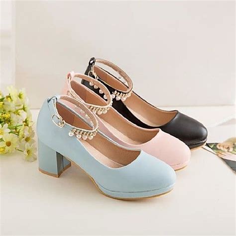 3999 Girls Heels Daily Dress Shoes Heel Princess Shoes Pu Height