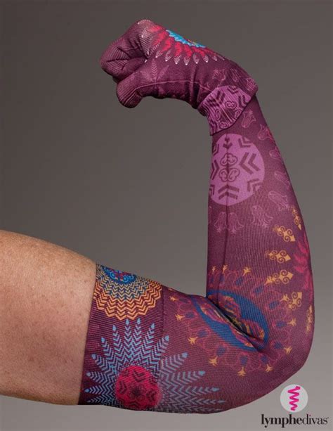 Lymphedivas Warriors In Pink Compression Sleeve Glove Lymphedema