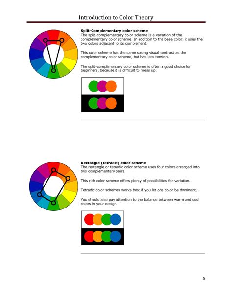 page 5 | Split complementary color scheme, Split complementary colors, Wheel of life