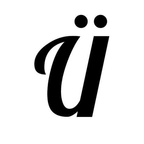 Ü | latin capital letter u with diaeresis | Lobster1.1, Regular ...