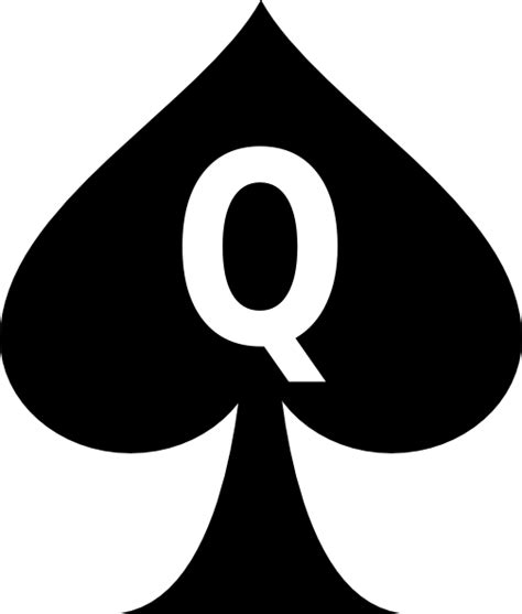 Polish your personal project or design with these queen card png transparent png images, make it even more personalized and more attractive. Black Queen Of Spades Clip Art at Clker.com - vector clip ...