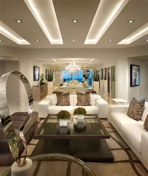 This will help to keep sound from the living room / tv area in the tv area (and not bouncing all over your home). False Ceiling Showroom Interiors false ceiling ideas ...