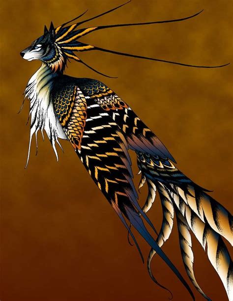 Simurgh By Verreaux Mythical Flying Creatures Mythical Creatures