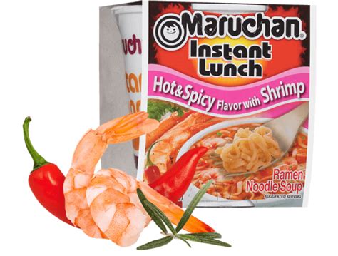 Köp Maruchan Instant Lunch Hot And Spicy Shrimp Noodles Hos Coopers Candy