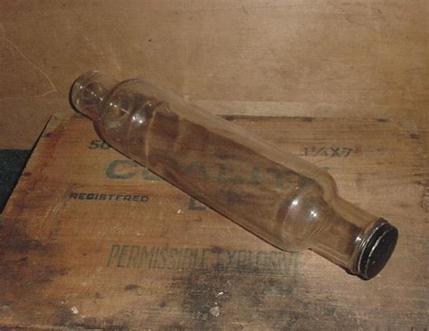 Vintage Glass Rolling Pin With Cap End By Anteeker On Etsy
