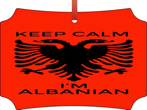 Flag Albania Keep Calm Im Albanian T Appreciation Elegant Glossy