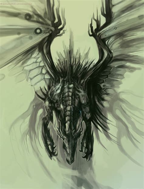 Okay guys, earlier today i was drawing live. 32 Awesome Dragons Drawings And Picture Art Of The ...