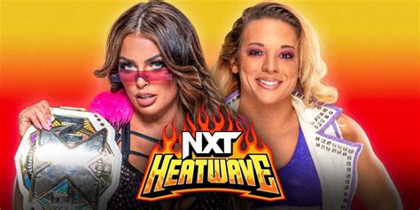 NXT Heatwave 2022 Guide Match Card Predictions