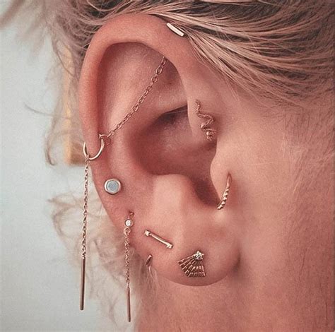 Top 60 Best Ear Piercing Ideas For Women Flattering Earring Inspiration