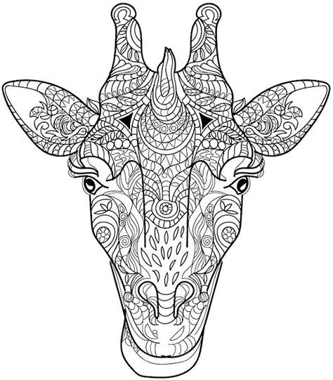 Animals 22 Advanced Coloring Page