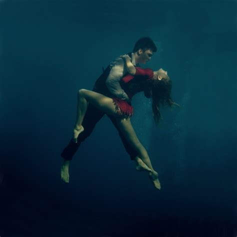 Passionately Dancing The Tango Underwater