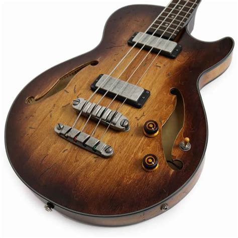Ibanez Agbv200atcl Artcore Semi Hollow Body Bass In Tobacco Reverb