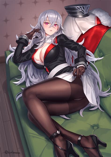 Graf Zeppelin Azur Lane Drawn By Cuboon Danbooru