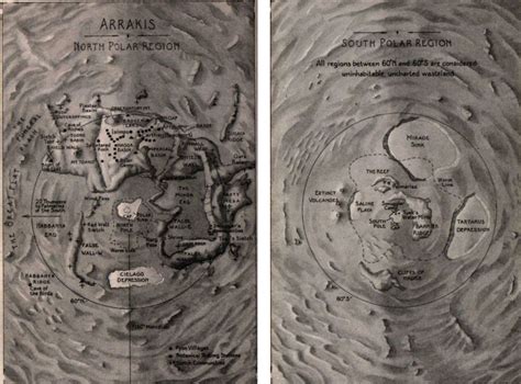 Frank Herberts Map Of Arrakis Warehouse 13 Artifact Database Wiki