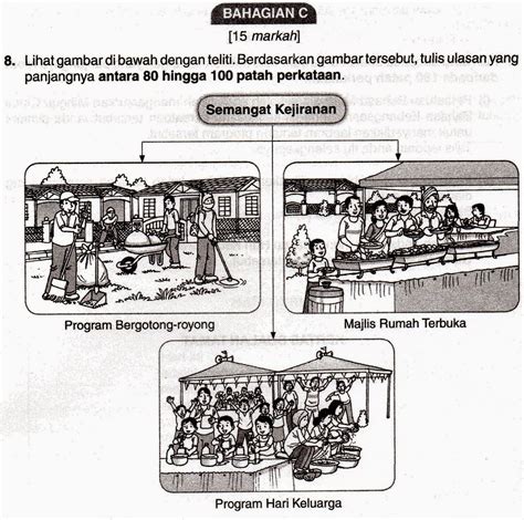 Katanya, pelbagai aktiviti boleh diadakan yang dapat memupuk semangat patriotisme dalam kalangan pelajar. BM PERALIHAN PT3 SPM STPM: Ulasan 1 - Semangat Kejiranan