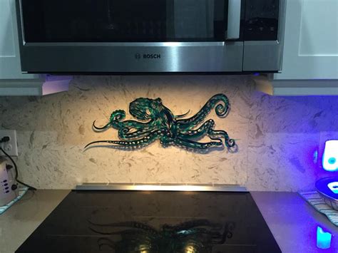 Octopus Metal Wall Art Last Minute Christmas T