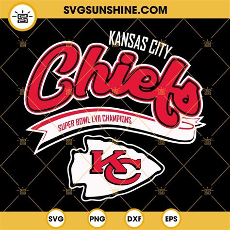 Kansas City Chiefs Super Bowl Lvii Champions Svg Kc Chiefs Logo Svg