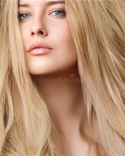 hairstyle beauty and hair care beautiful blonde woman with long blond hair glamour portrait